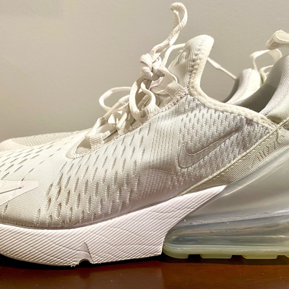 Nike White Air Max 270 Sneakers